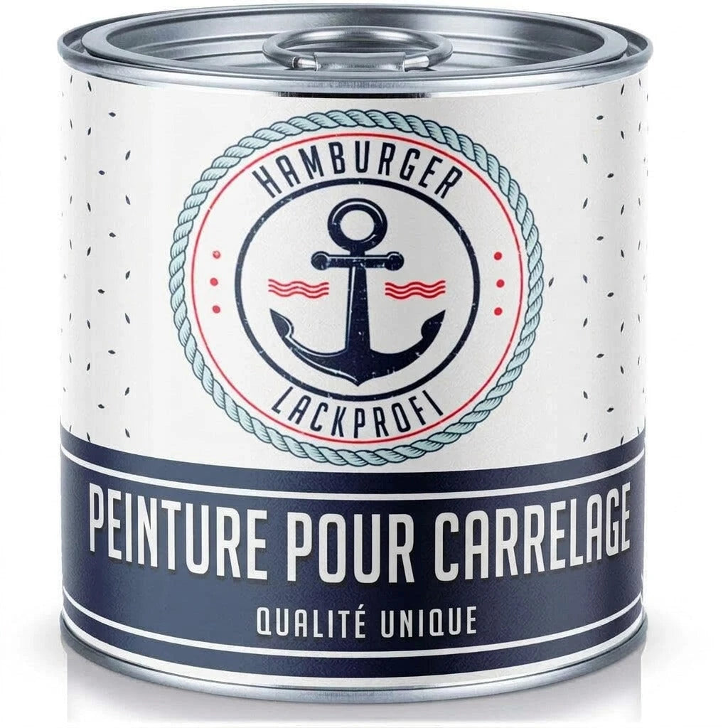 Hamburger Lack-Profi Fliesenlack Graubraun RAL 8019 - hochdeckende Fliesenfarbe Braun - Hamburger Lack-Profi