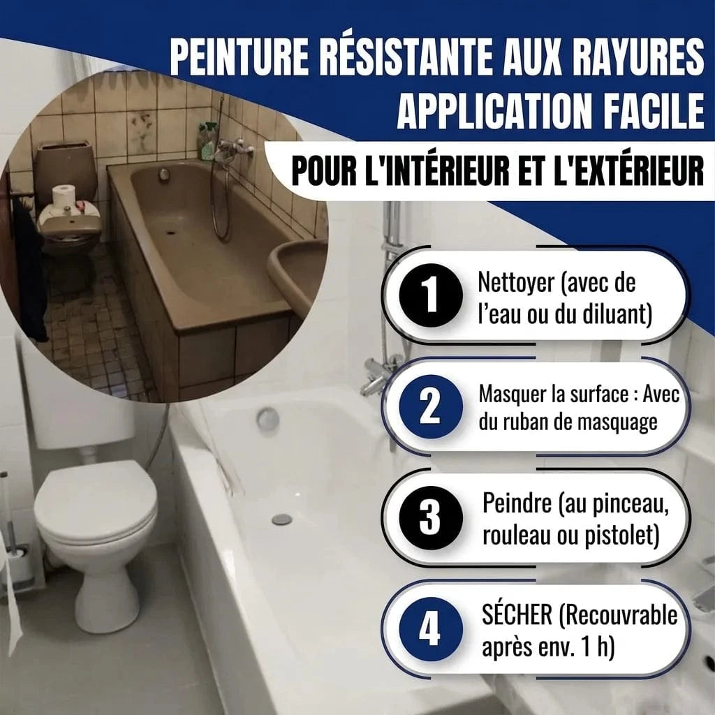 Hamburger Lack-Profi Badewannenlack Hamburger Lack-Profi 2K Badewannenlack Ockerbraun RAL 8001 - Glänzend / Seidenmatt / Matt