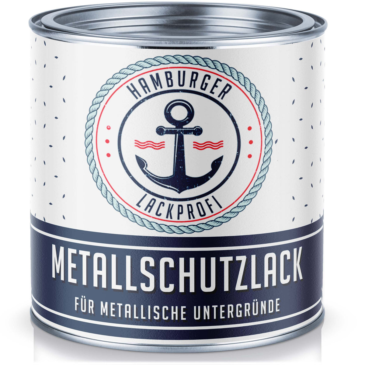 Hamburger Lack-Profi Metallschutzlack Graualuminium RAL 9007 - abriebbeständig & schlagfest - Hamburger Lack-Profi