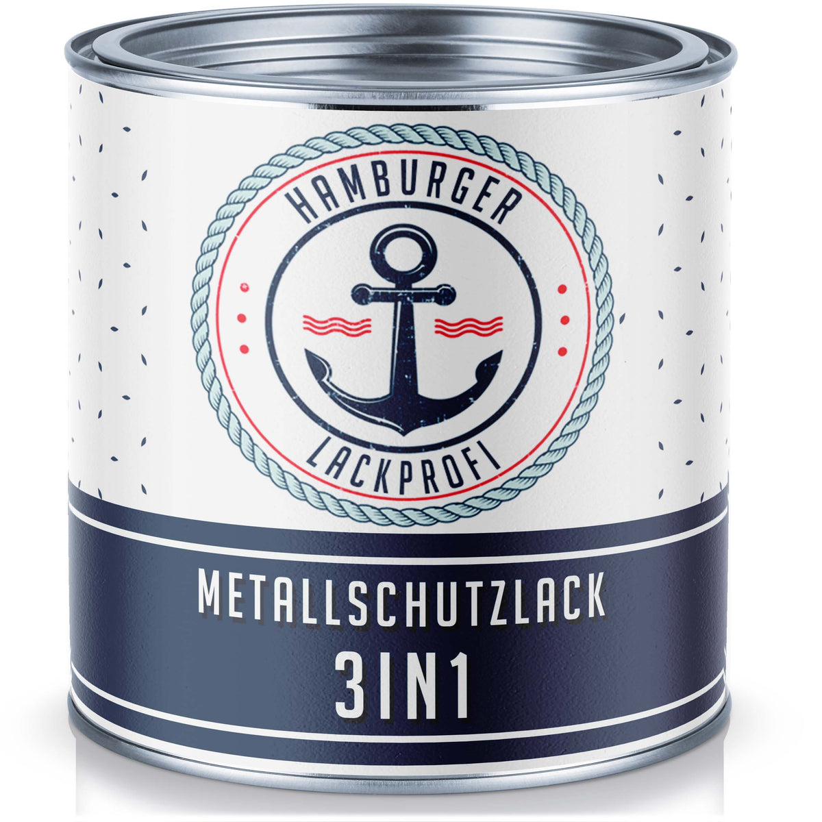Hamburger Lack-Profi 3 in 1 Schwarzrot RAL 3007 - Rostschutz
