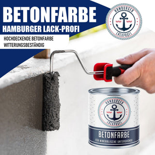 Betonfarbe Schiefergrau RAL 7015 - hochdeckende Fassadenfarbe - Hamburger Lack-Profi