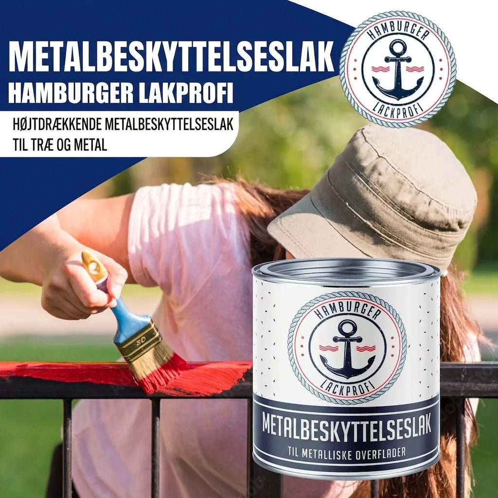 Metallschutzlack Himbeerrot RAL 3027 - abriebbeständig & schlagfest - Hamburger Lack-Profi