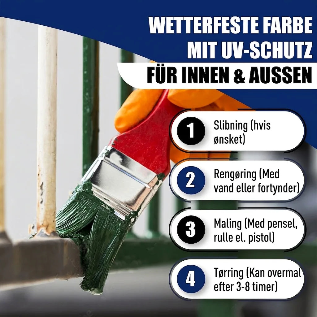 Metallschutzlack Korallenrot RAL 3016 - abriebbeständig & schlagfest - Hamburger Lack-Profi, Bild 26