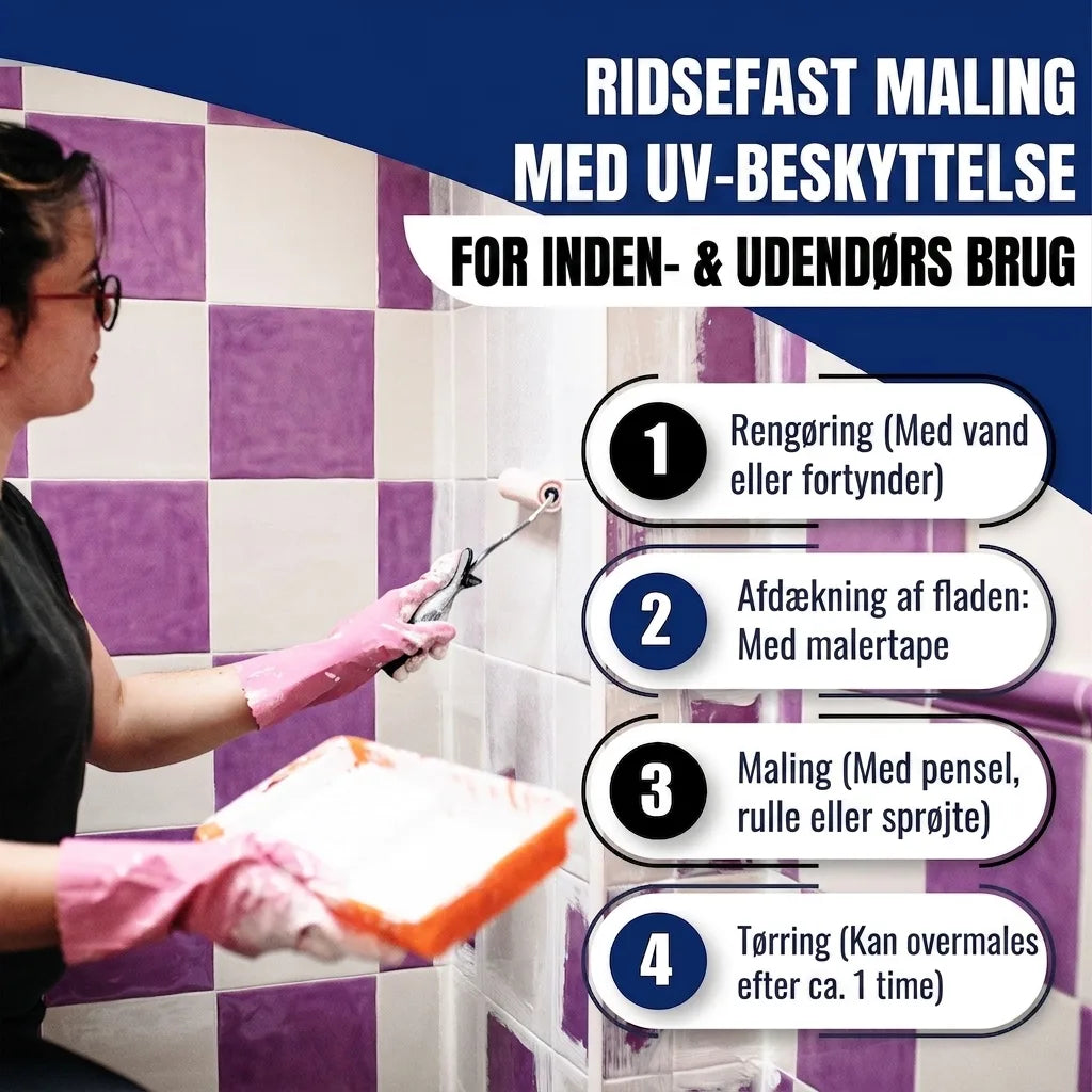 Hamburger Lack-Profi Fliesenlack Signalschwarz RAL 9004 - hochdeckende Fliesenfarbe Schwarz - Hamburger Lack-Profi
