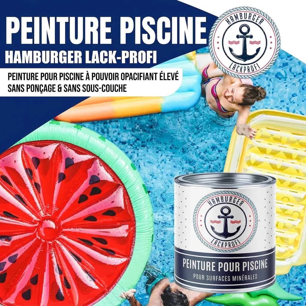 Schwimmbeckenfarbe Braungrau RAL 7013 - hochdeckende Poolfarbe - Hamburger Lack-Profi