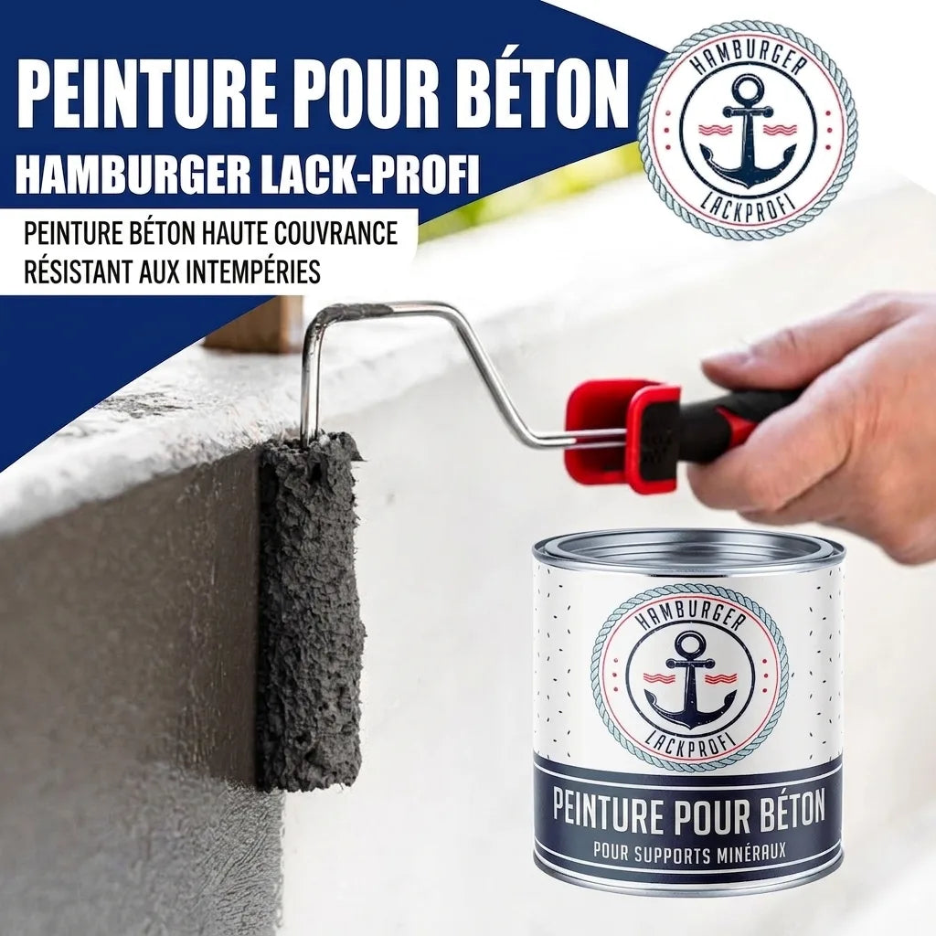 Betonfarbe Moosgrau RAL 7003 - hochdeckende Fassadenfarbe - Hamburger Lack-Profi, Bild 15