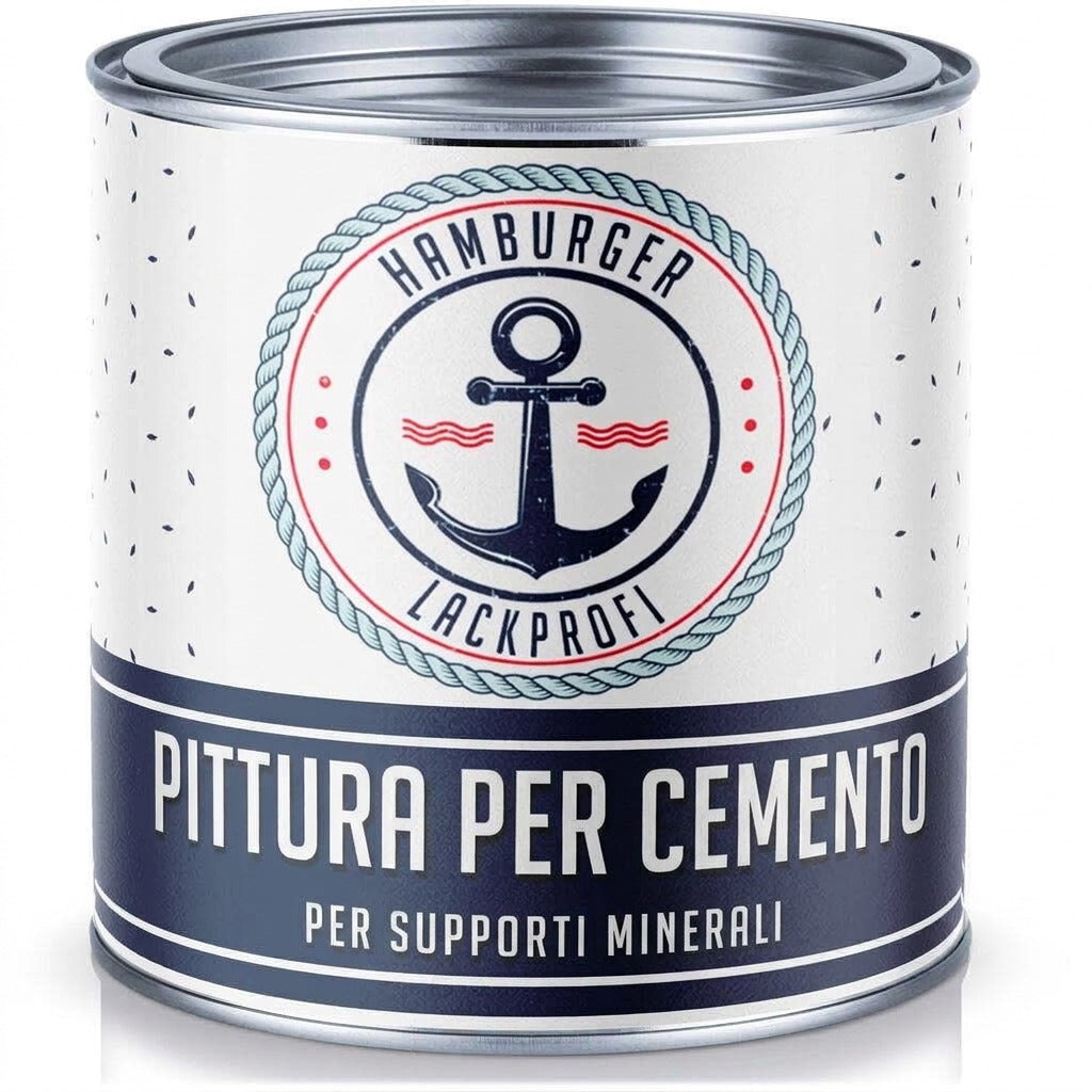 Hamburger Lack-Profi Betonfarbe Elfenbein RAL 1014 - hochdeckende Fassadenfarbe - Hamburger Lack-Profi