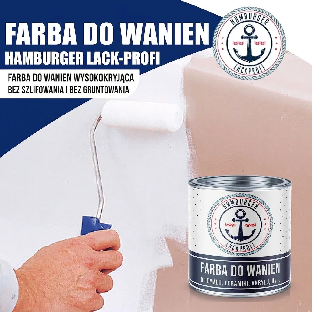 Hamburger Lack-Profi 2K Badewannenlack - Glänzend / Seidenmatt / Matt - Hamburger Lack-Profi