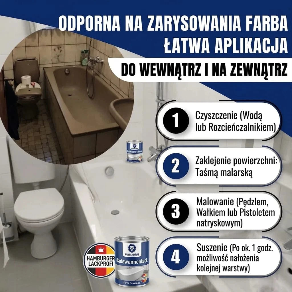Hamburger Lack-Profi Badewannenlack Hamburger Lack-Profi 2K Badewannenlack Telemagenta RAL 4010 - Glänzend / Seidenmatt / Matt