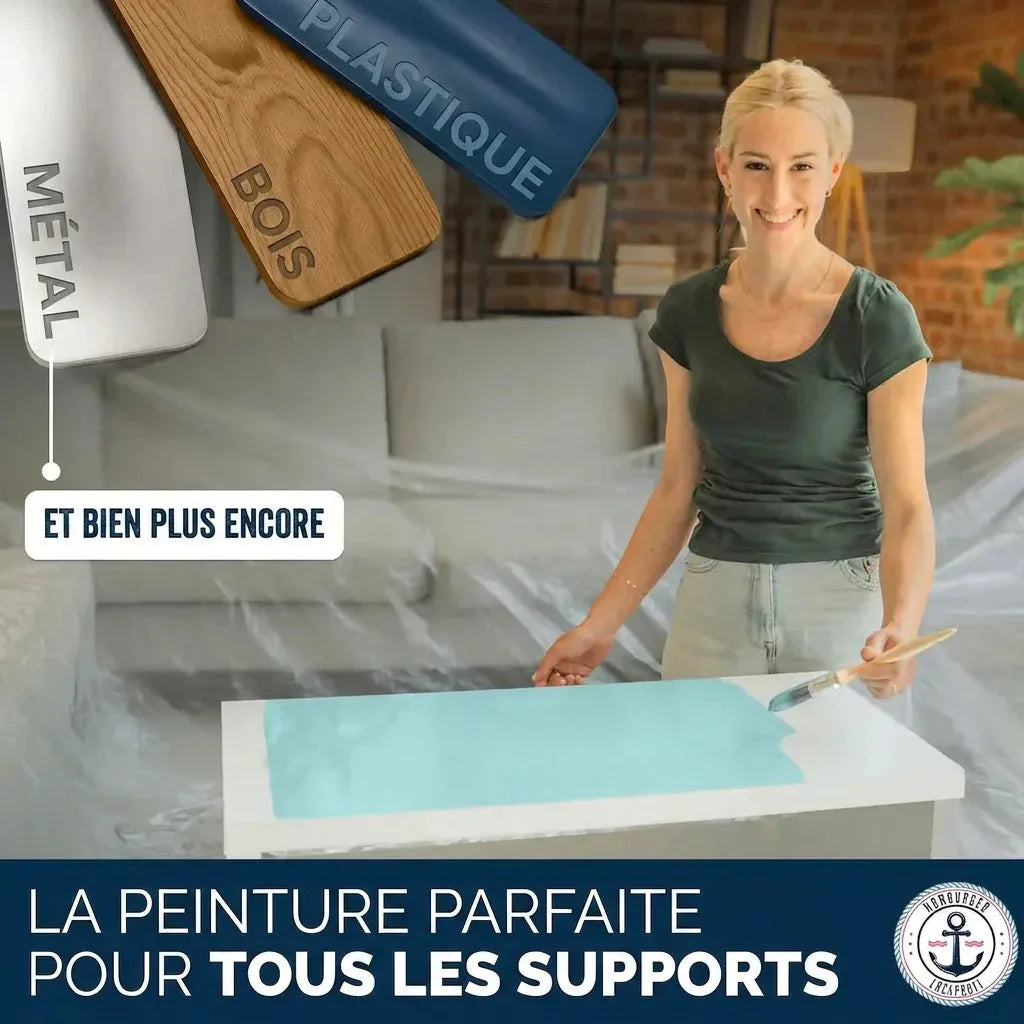 Möbelfarbe ohne Schleifen RAL 7010 Zeltgrau - Möbellack Hamburger Lack-Profi - Hamburger Lack-Profi
