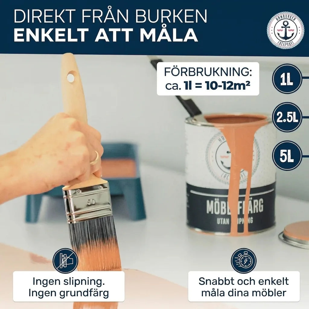 Möbelfarbe ohne Schleifen RAL 3015 Hellrosa - Möbellack Hamburger Lack-Profi - Hamburger Lack-Profi